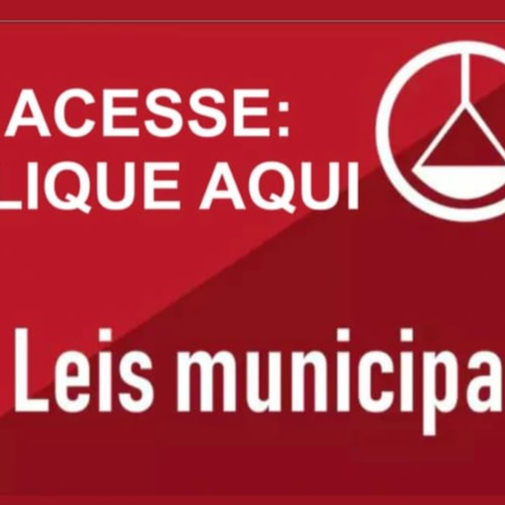 Imagem: ACESSE AQUI: PORTAL LEIS MUNICIPAL